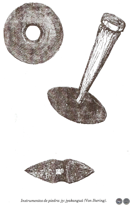 INSTRUMENTOS Y ARMAS (CULTURA GUARANÍ) - POR DIONISIO GONZÁLEZ TORRES